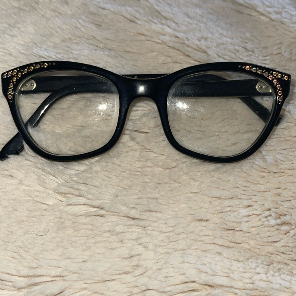 VINTAGE RINESTONE CATEYE GLASSES